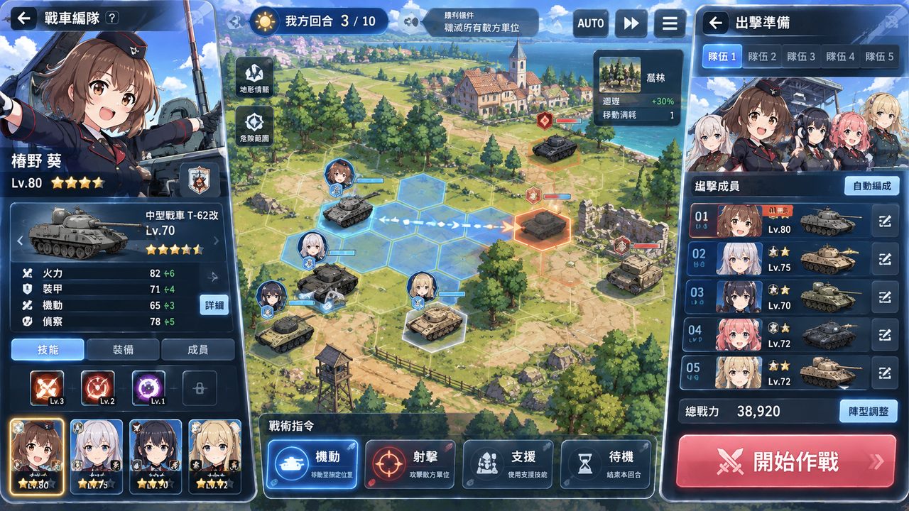 Schoolgirls Tank Battle Localization